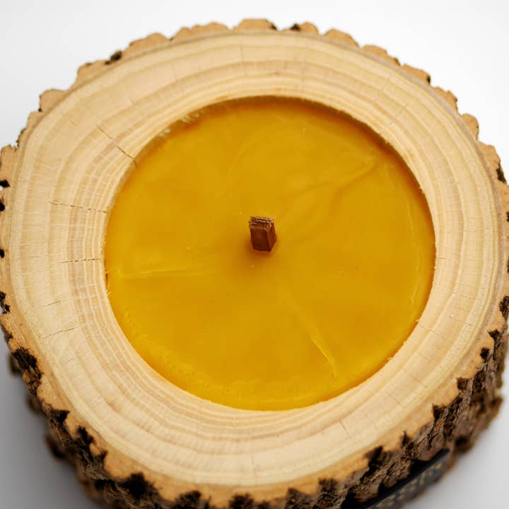 WOOD MOOD - Wholesale Jar/Filled Candle - Rocky Patio | interior candle with pine tree essential oil8