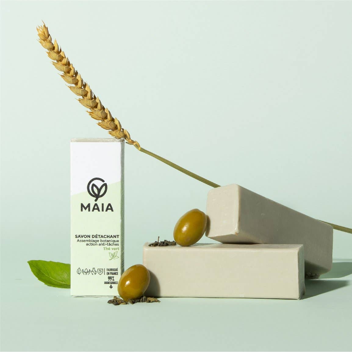 Maia - Wholesale Bar Soap - Green Tea Stain Remover Soap0