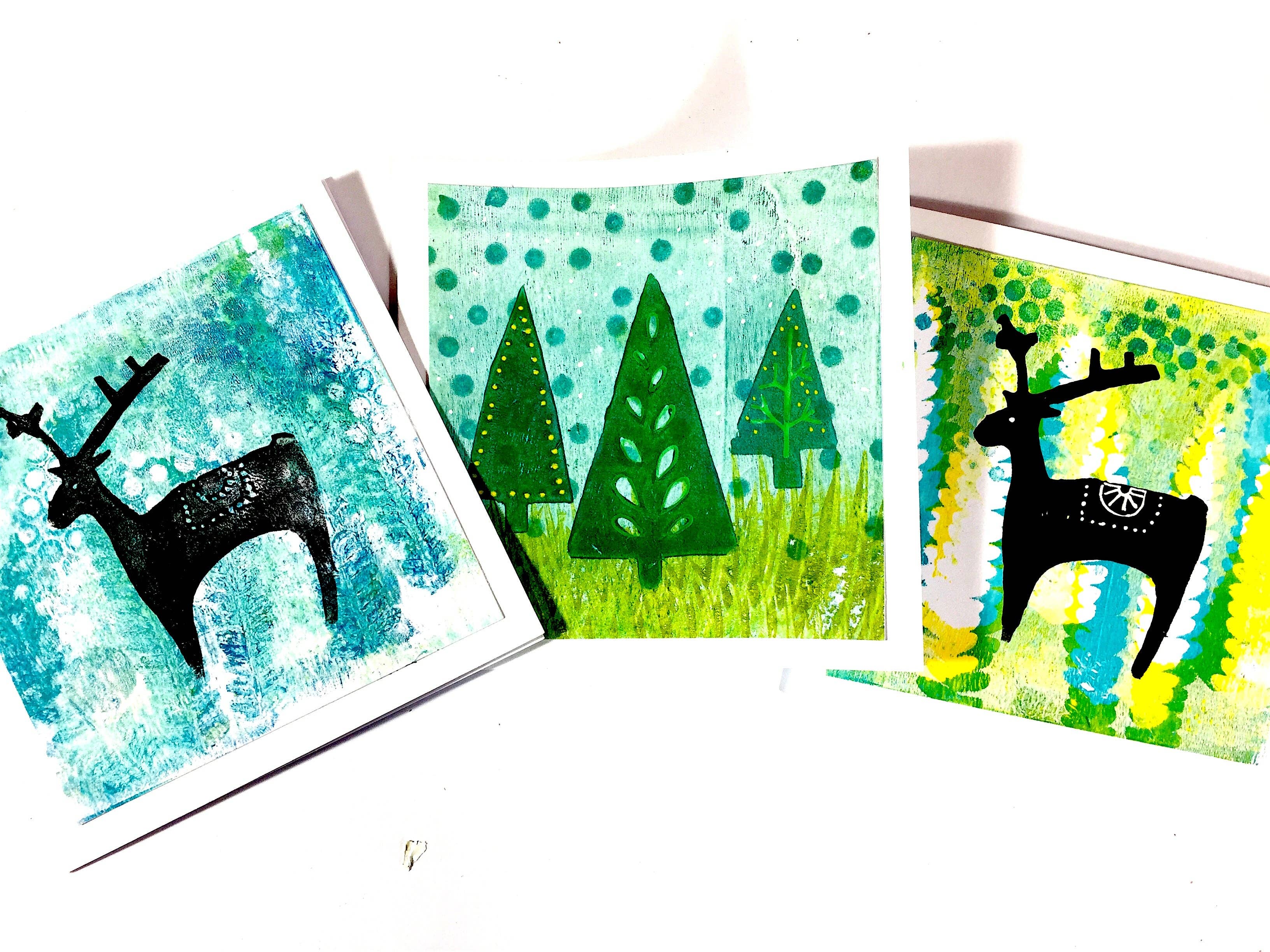 Gelli Arts - Wholesale DIY Craft Kit - Student Class Pack (10 plates)12