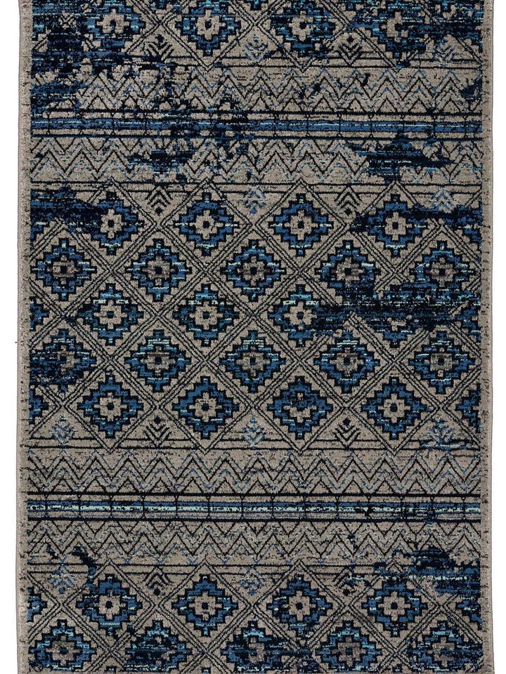 Tapis de Zone Moderne Décoloré - Haute Qualité pour Salon & Chambre | Grandes & Petites Tailles | Abordable, Doux & Durable | CH005 pour la vente par Threads & Weave