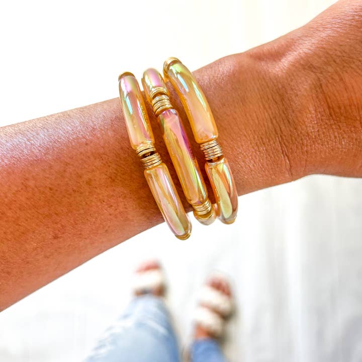 Savvy Bling - Wholesale Beaded Bracelet - Metallic Tube Bracelets62