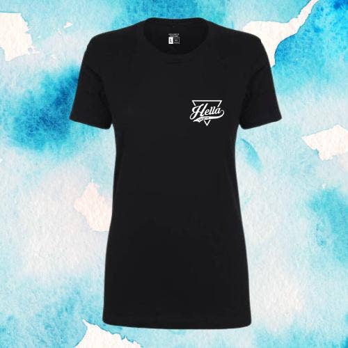 Camisa exclusiva Hella Co. Camiseta feminina justa por atacado de Hella Shirt Co.