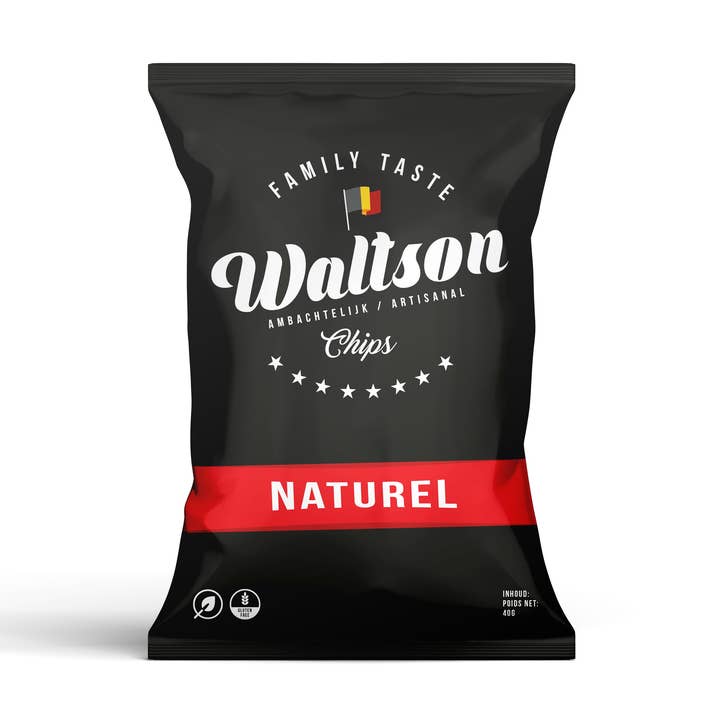 Waltson Naturel chips 40 g for engroshandel hos Waltson Chips