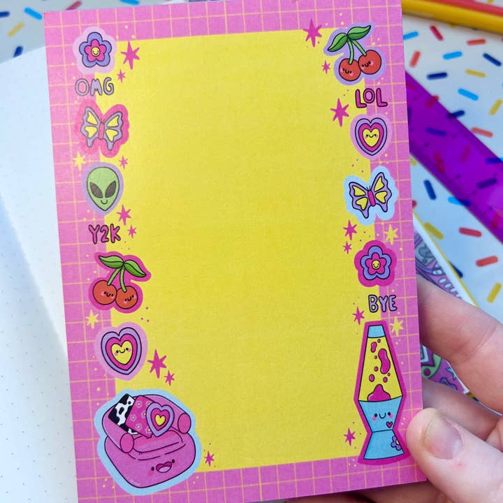 Kellylou – wholesale Notepad – Y2K Nostalgia Notepad1