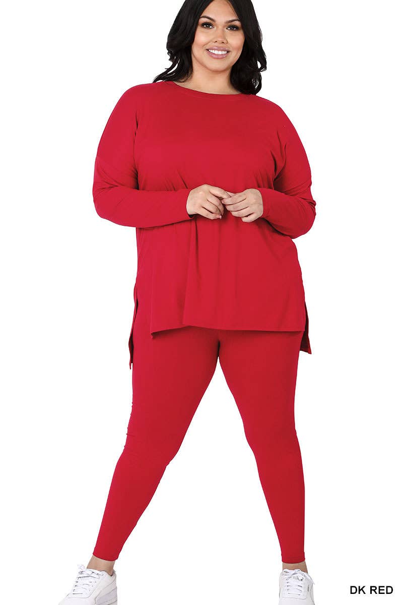 Vanilla Monkey - Wholesale Lounge Set - Women's - Plus Brushed Dty Microfiber Loungewear Set11