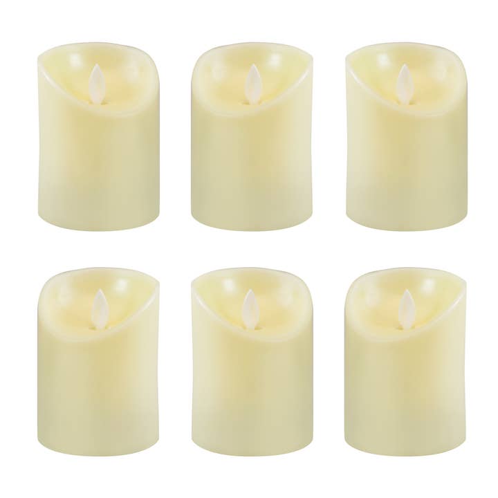 LumaBase - Wholesale Flameless Candle - Battery Operated LED Votive Candles - Set of 64