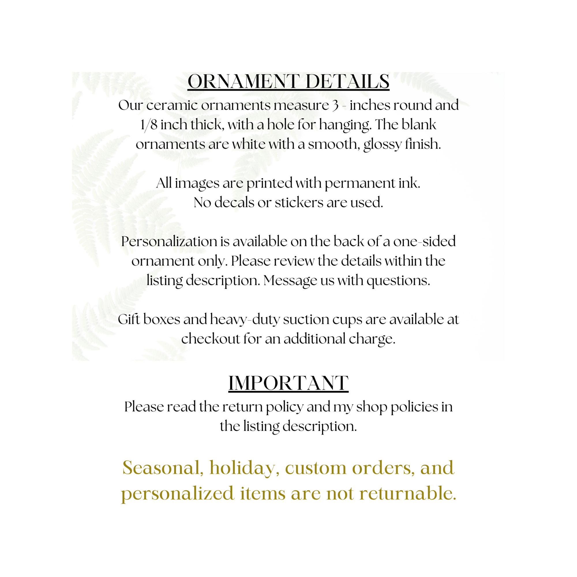 Fernville Creations - Wholesale Ornament - Baby’s First Christmas Ornament, Keepsake Gift for New Baby1