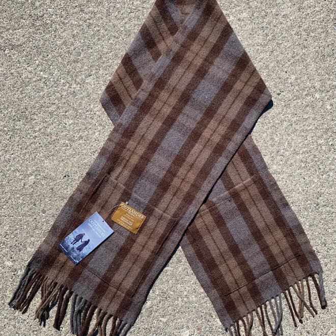 Patrick King Woollen Company - Wholesale Scarf - Women's - Outlander Merino Wool Pocket Scarf5