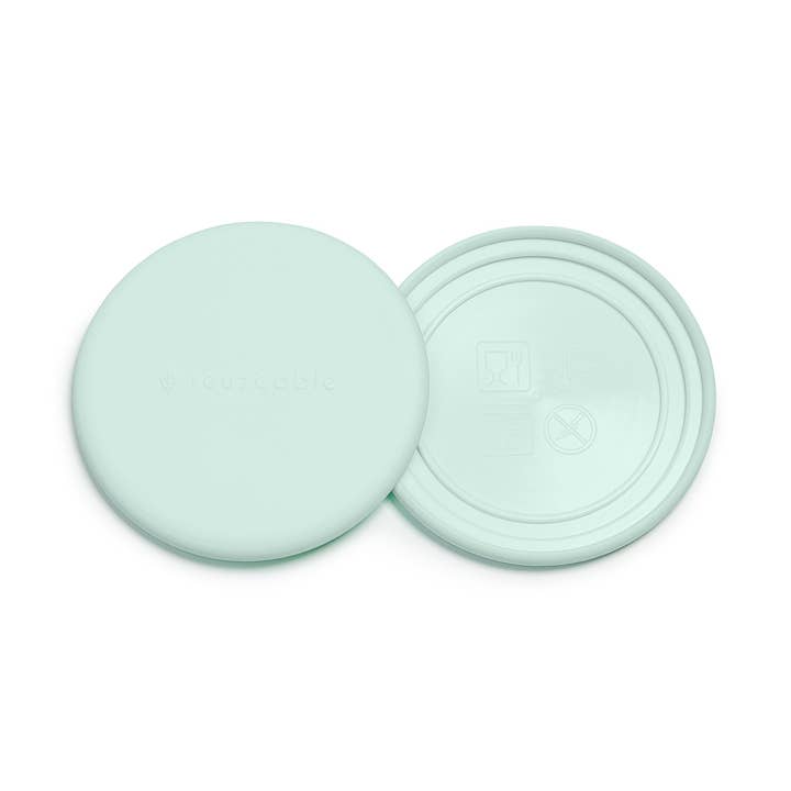 Set of Two Reusable Silicone Lids for wholesale by Reuzeable