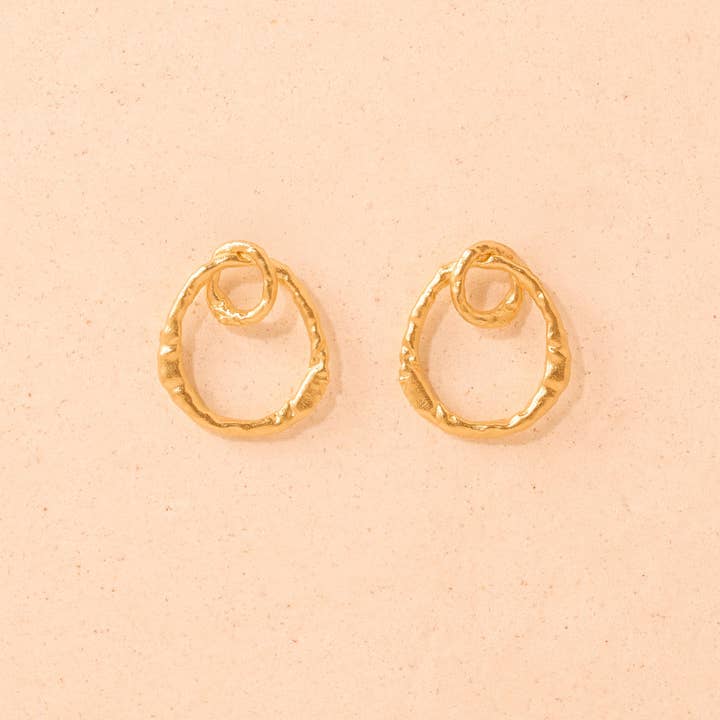 Agapée Jewelry - Wholesale Hoop Earrings - Iliana Earrings | Jewelry Gold Gift Waterproof