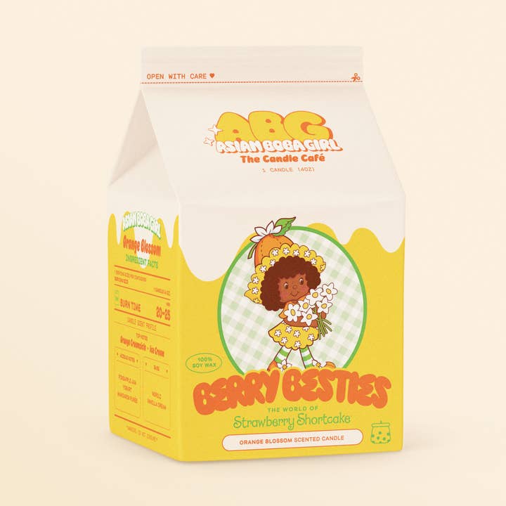 Orange Blossom Candle for wholesale by Asian Boba Girl