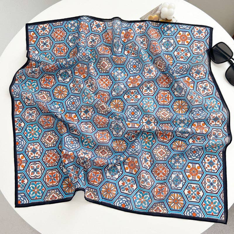 Marayn - Vendita all'ingrosso Sciarpa - Donna - Sciarpa in Misto Seta Leggera Primavera Estate Versatile40