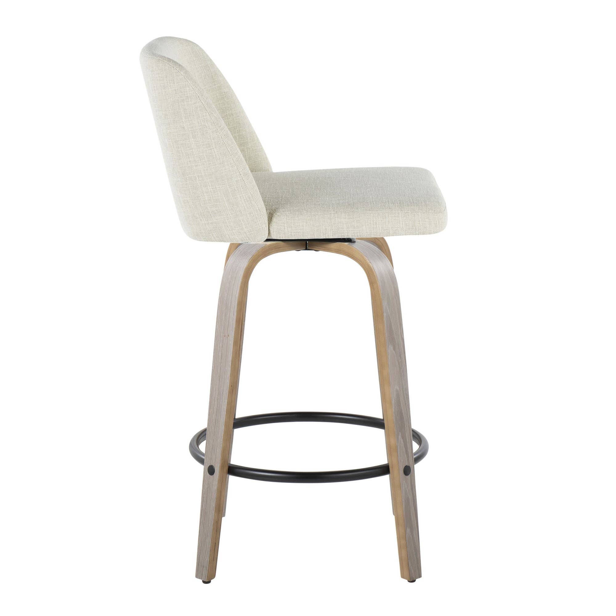 LumiSource and Grandview Gallery - Wholesale Stool - Toriano 26" Fixed Height Counter Stool Q - Set of 225