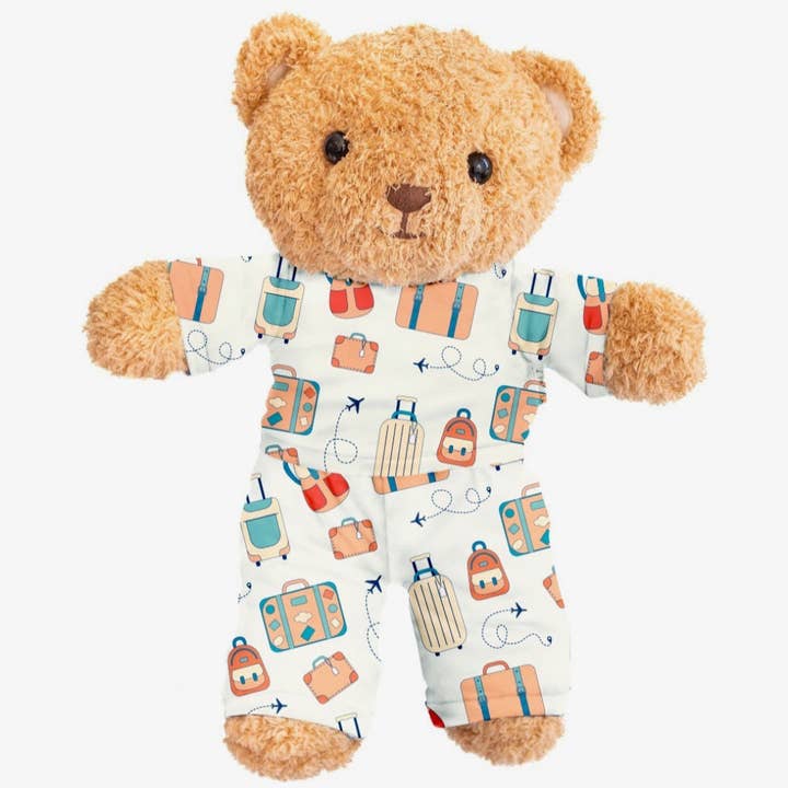 Zip N' Bear - Wholesale Stuffed/Plush Toy - Kids & Baby - Zippy the Bear + Zippy Pajamas (Carry- On Cubs)