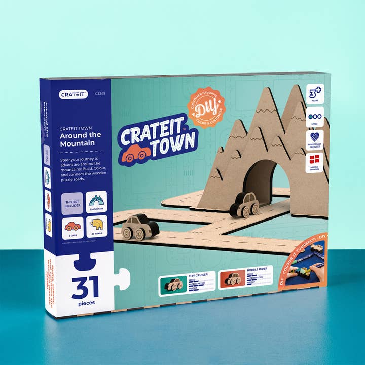 Crateit Town | Around The Mountain | Crateit | Wooden for wholesale by Little Concepts Distribution Ltd