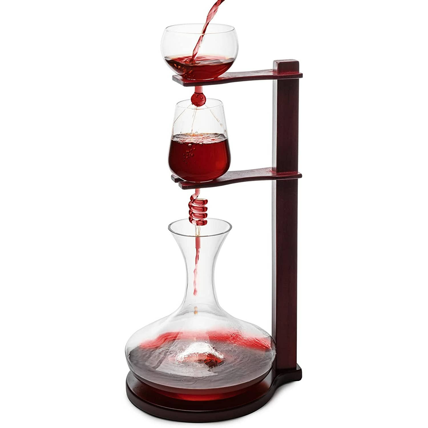 The Wine Savant /  Khen Glassware - Wholesale Wine Aerator - Wine Tower Decanting & Aerator Set by The Wine Savant3