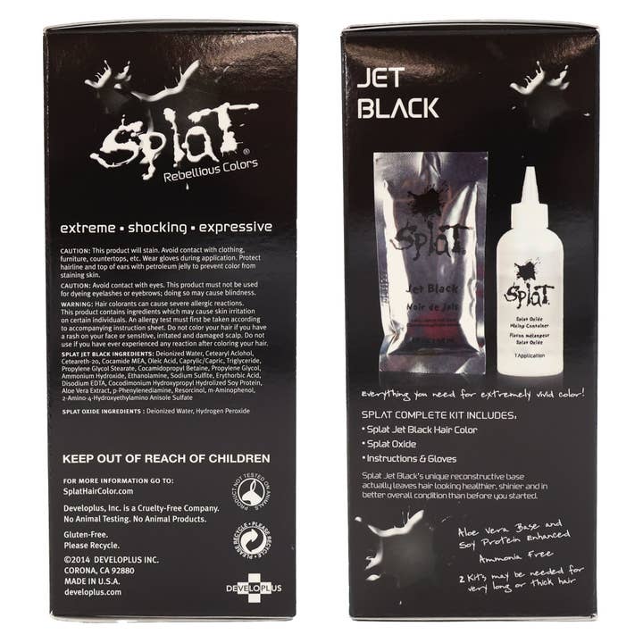 KT Supply - Vendita all'ingrosso Tinte per capelli - Kit colori ribelli Splat Rosa Fetish Rose