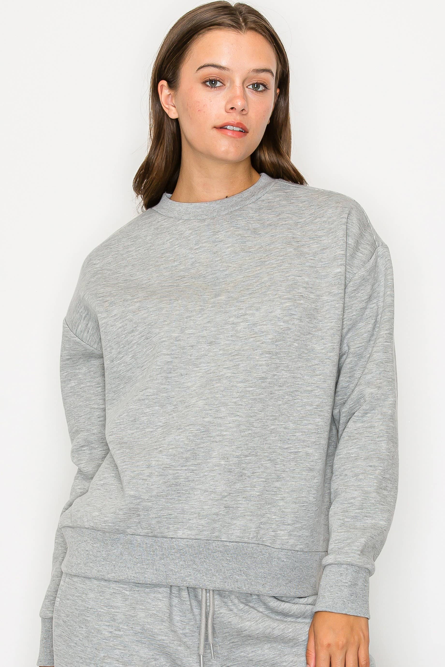 Vanilla Monkey – Engroshandel Sweatshirt - Dame – Afslappet Fleece Crewneck Sweatshirt5