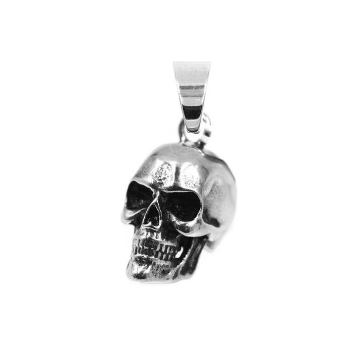 Awaken - Wholesale Individual Charm/Pendant - Stainless Steel Skull Pendant Amulet Pendant - Q-1221