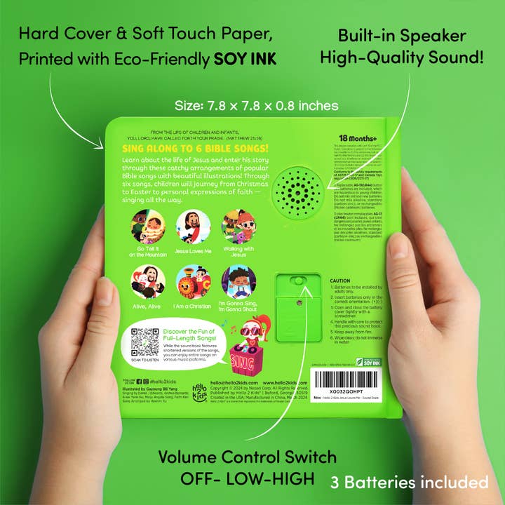 Hello 2 Kids - Wholesale Musical Toy - Kids & Baby - Jesus Loves Me - Sound Book4