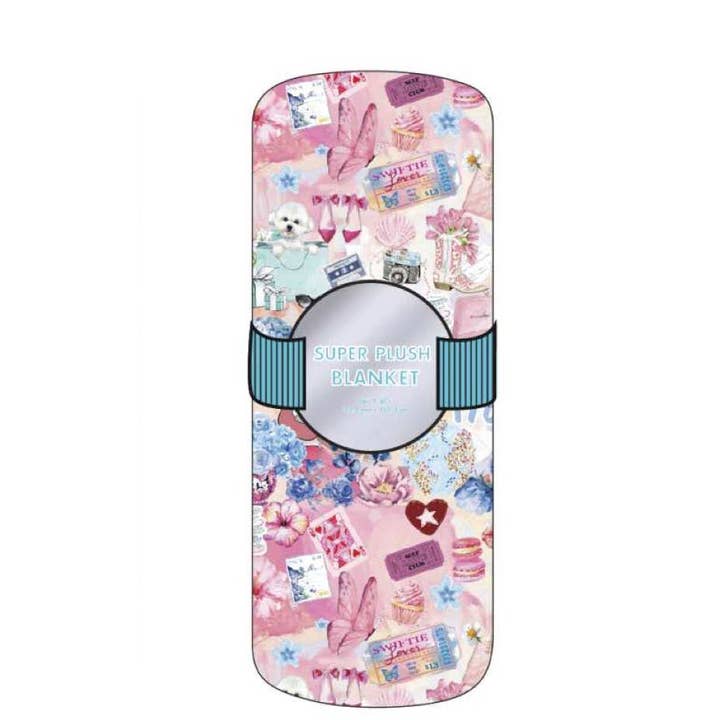 Limeapple - Wholesale Throw Blanket - Girls Plush Blanket - Pop Princess2