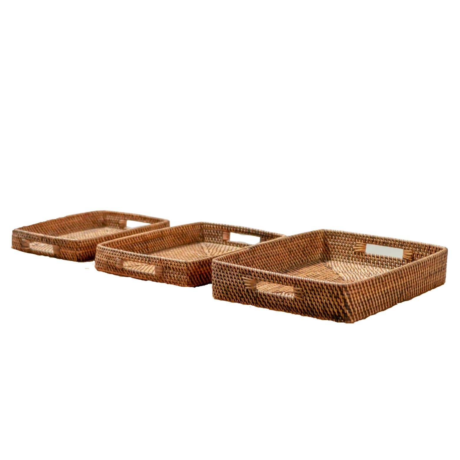 Soeji – wholesale Serving tray – Rectangular Tray Rattan Serving Tray Large Decorative AMAHAI1