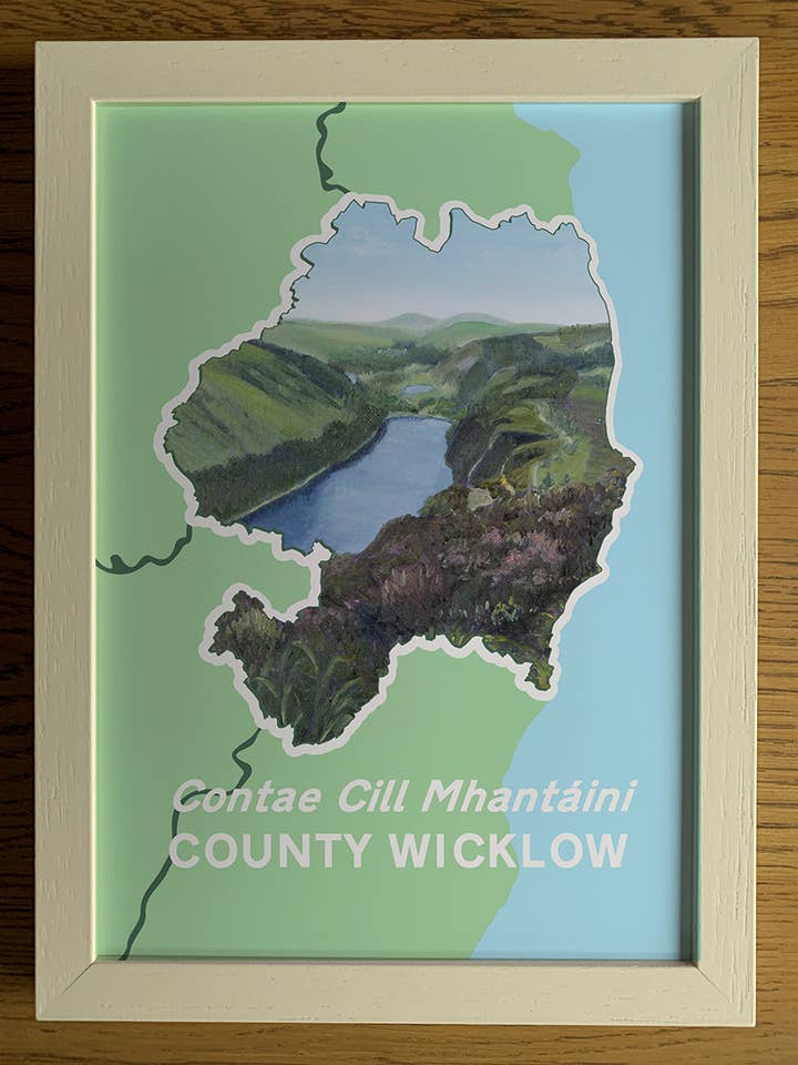 County Wicklow Art Print A4 | Glendalough (2) for wholesale by Clemence Prosen Art & Design