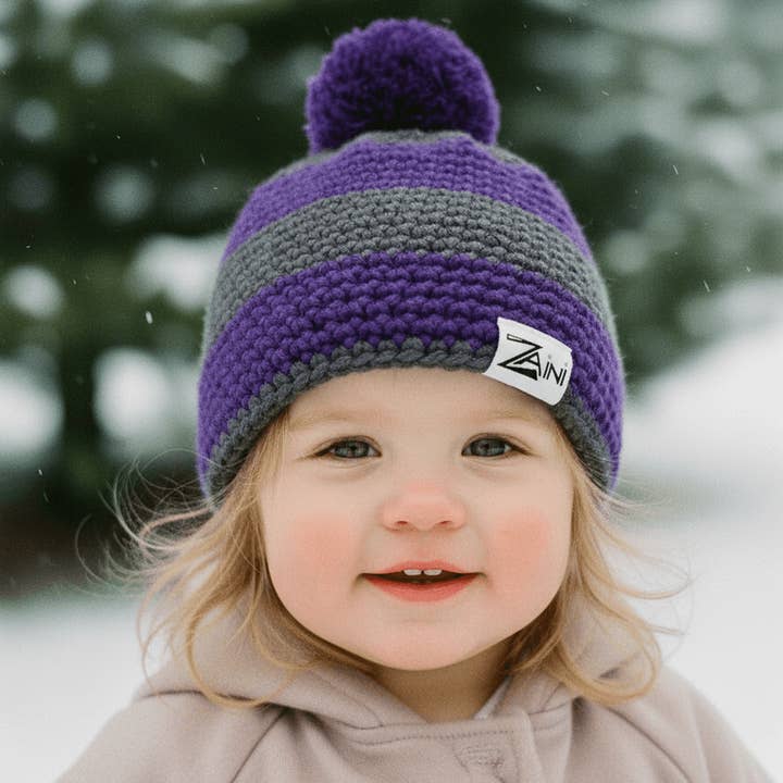 Lochalsh Baby Beanie Bobble Hat for wholesale by ZAINI Lifestyle Ltd