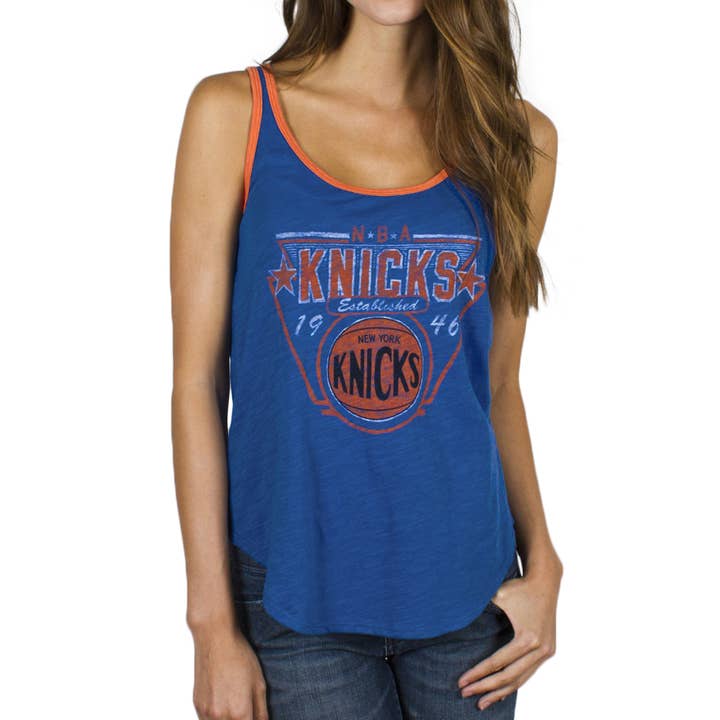Official Store - Wholesale Tank Top - Women's - New York Knicks - Tip-Off Women's Juniors Tank Top