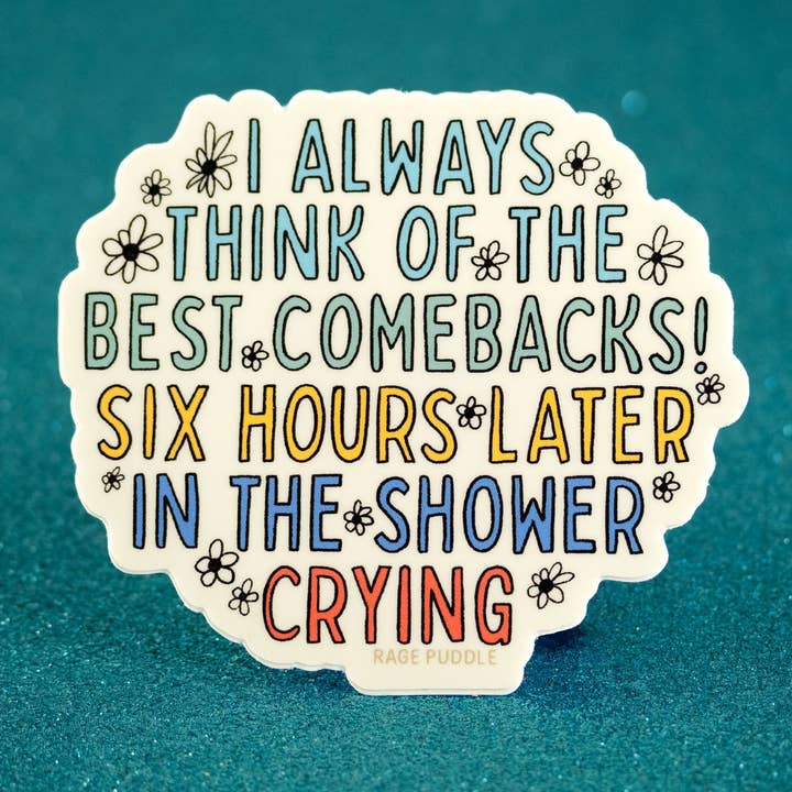 Adhesivo de vinilo The Best Comebacks para venta al por mayor de Little Hiker Bird