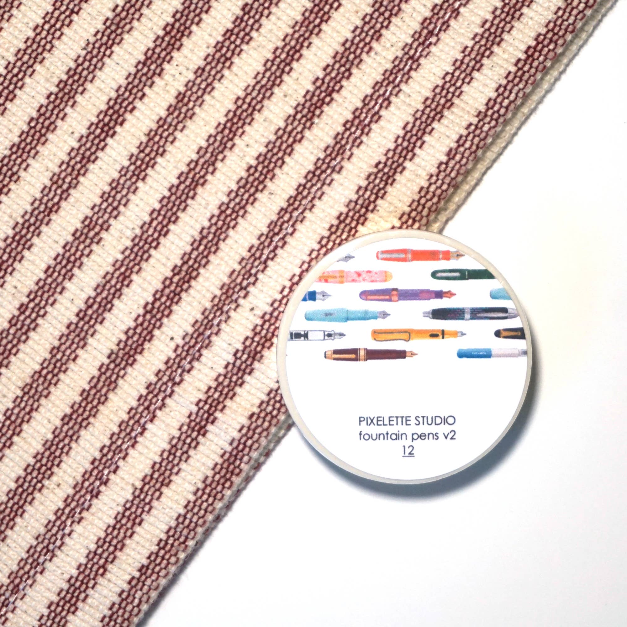 Pixelette Studio - Wholesale Washi Tape - Fountain Pens v2 Washi Tape