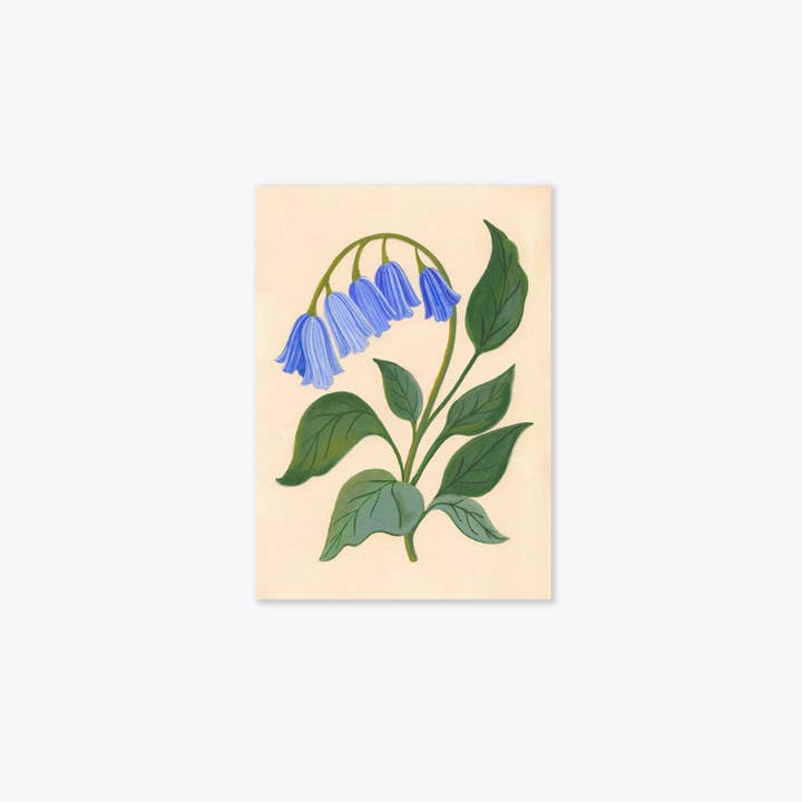 Bluebell Mini Art Print for wholesale by Jessi Evans