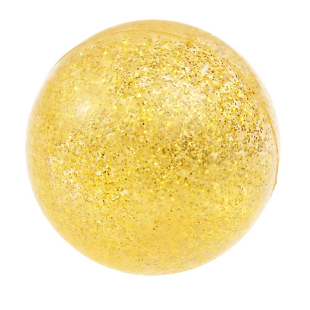 Bobangles - Wholesale Sensory ball – Baby - Rex London Glitter Bouncy Ball - Gold dog1