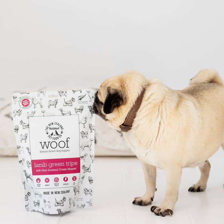The New Zealand Natural Pet Food Co - Wholesale Pet Treats - Dog - Woof Lamb Green Tripe Topper 6.3oz2