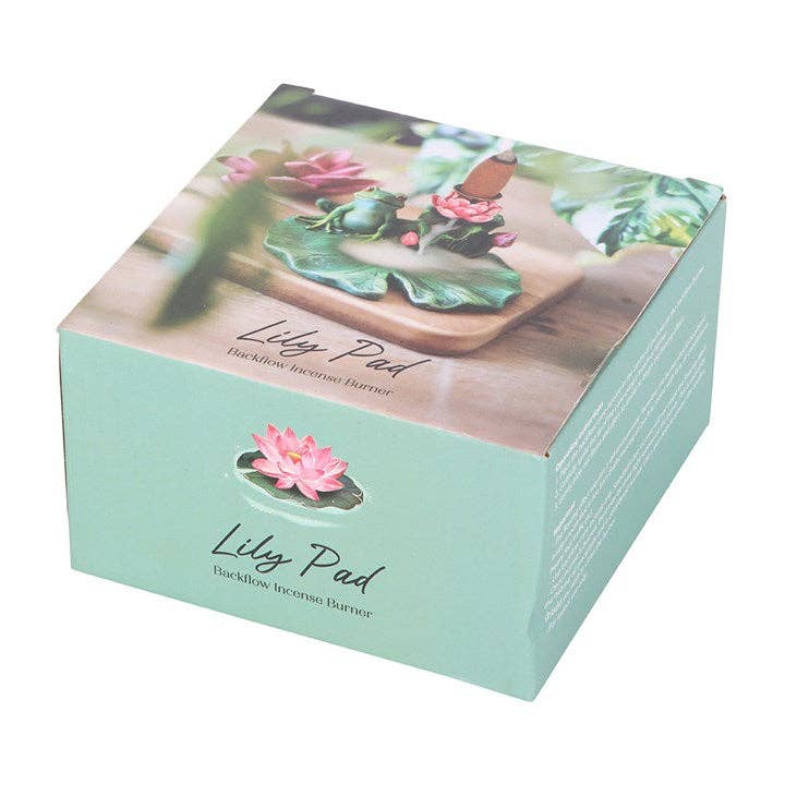 Something Different Wholesale - Wholesale Incense Holder - Frog and Lily Pad Backflow Incense Burner4