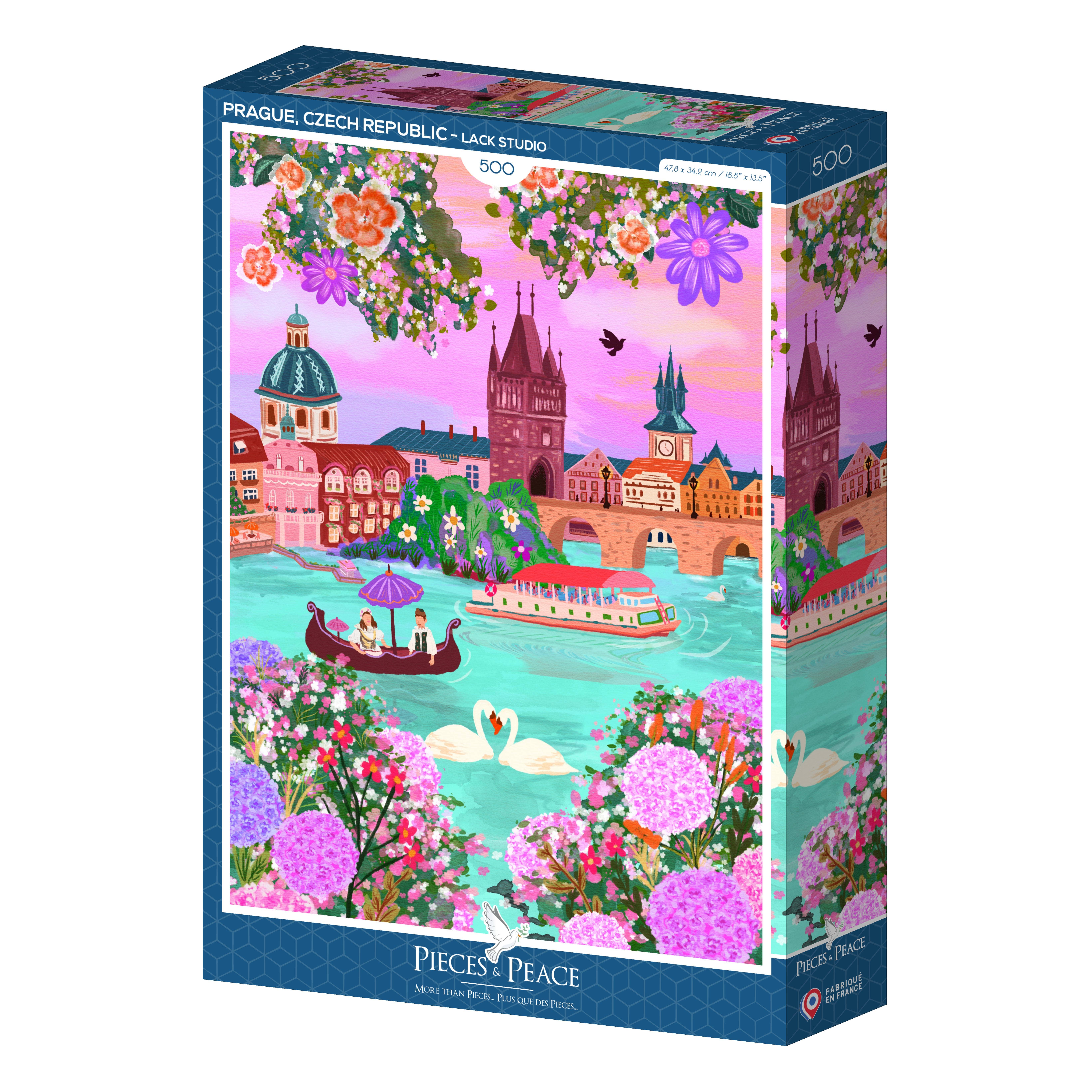 Pieces & Peace - Wholesale Puzzle - Adult - 500 Piece Puzzle - Prague, Czech Republic0