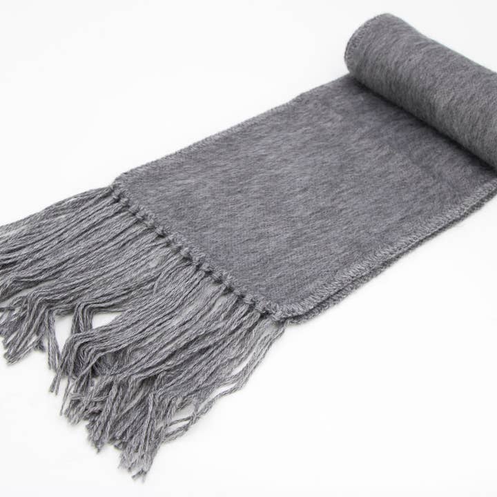 AndeanArt - Wholesale Scarf - Women's - Narrow Alpaca Scarf with Alpaca Figure Label / Tag - Alpaca3