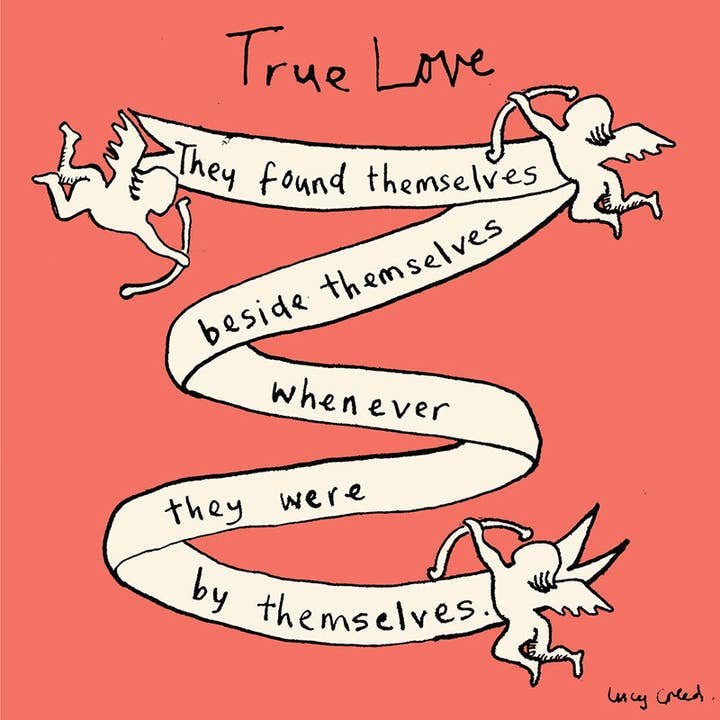 ”Äkta kärlek, Cupid hälsningskort, FP104 för wholesale av Poet and Painter