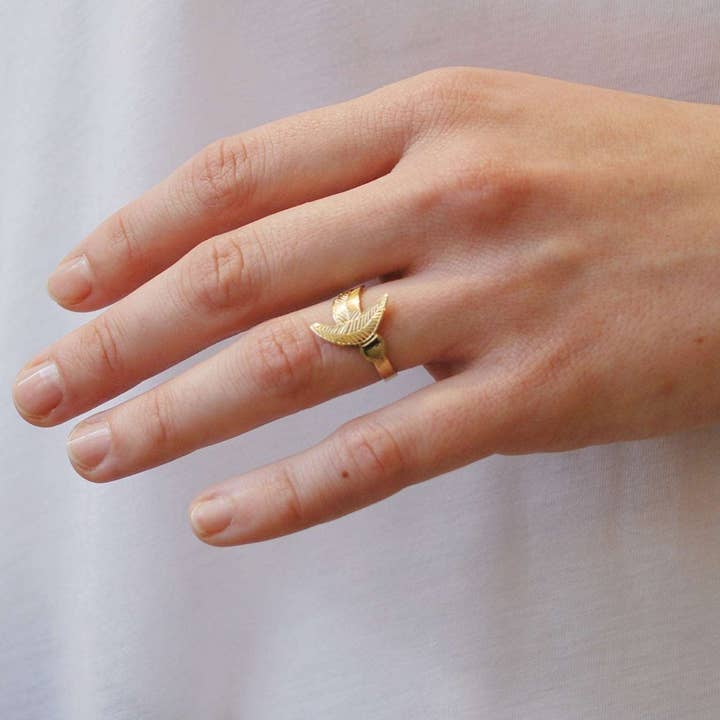 Ombre Claire - Wholesale Band/Stacked Ring - Bague . HIRONDELLE VERMEIL .3