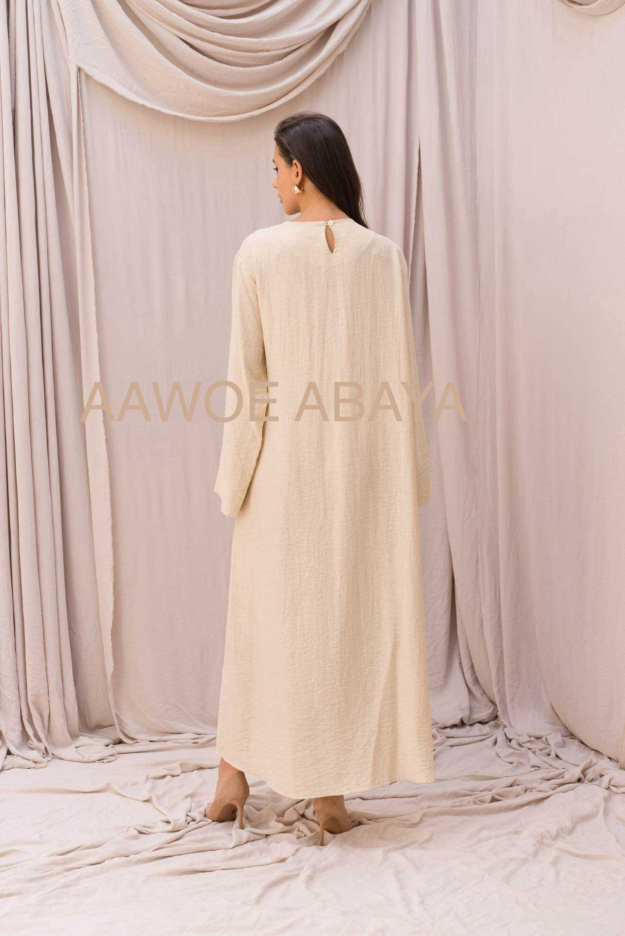 Aawoe Abaya – Kaftan - Mulher por atacado – Vestido Abaya Elegante - 2421-VES9