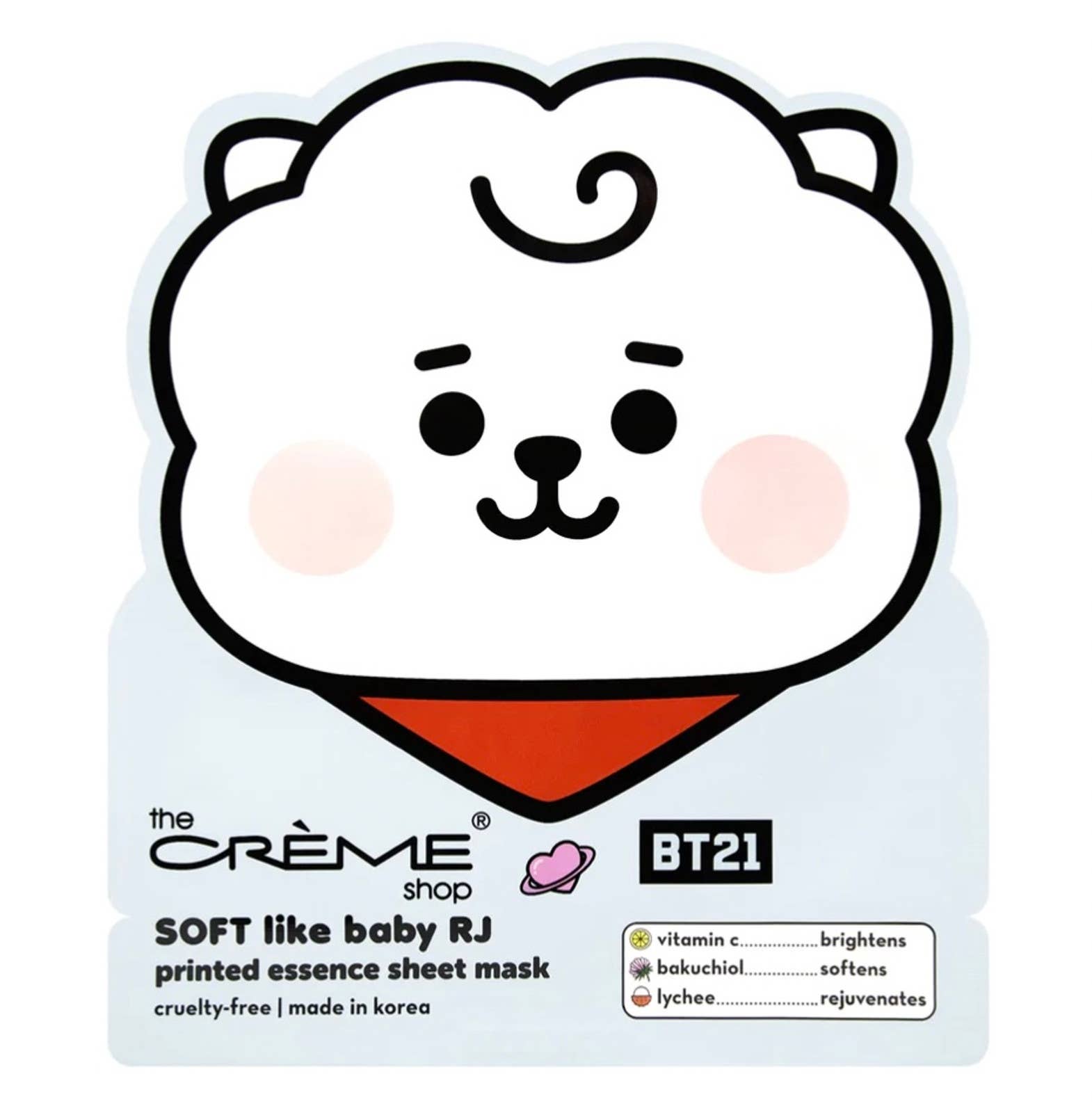 KJ Beauty and Health - Wholesale Skincare Face Mask - THE CREME SHOP SMOOTH SOFT Like Baby RJ Sheet Mask2