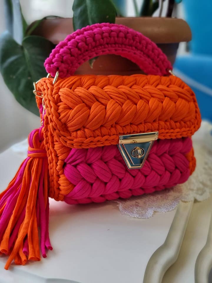 CHQEL Evening Clutch Bag for Women, Handmade Crochet Wedding for wholesale by CHQEL