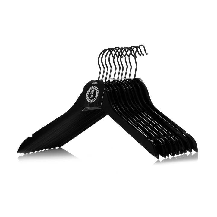 BLACK Sullen Hanger - 10 Pack for wholesale on Faire