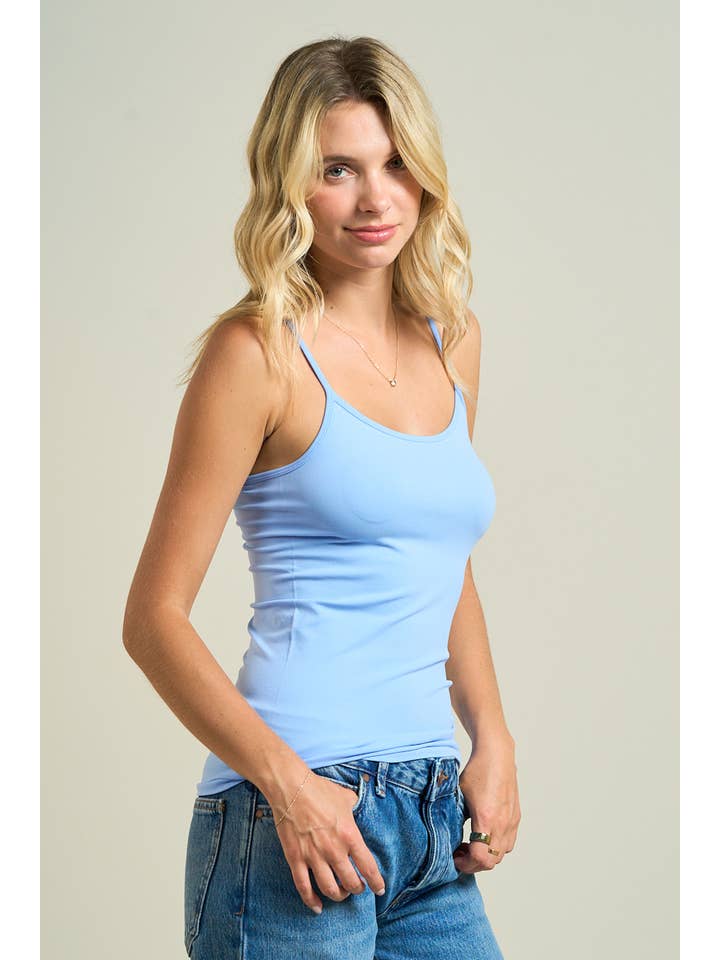 ANWND - Wholesale Tank Top - Women's - S55523-Essential Spaghetti Strap Cami2