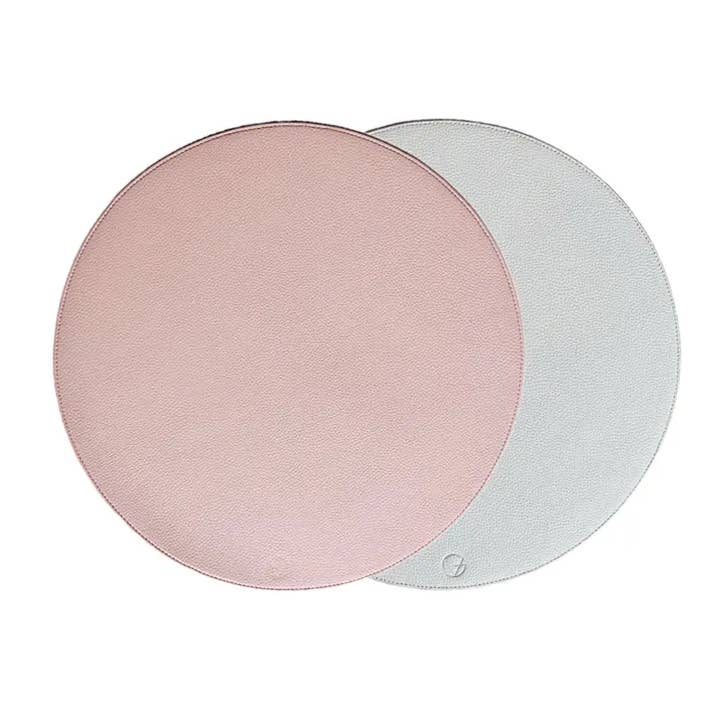 Reversible Placemats - Pink & White for wholesale by Von Gern Home