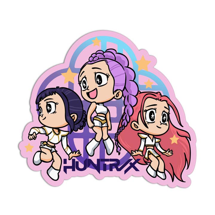 HUNTRX Kpop Stickers voor wholesale door Girls Printing House