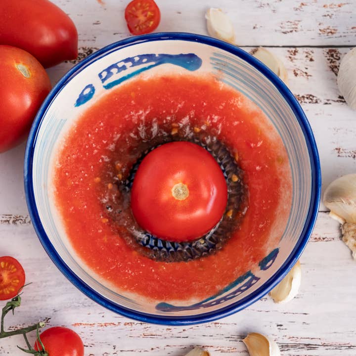 Alfar Tierra Cocida - Wholesale Grater - Medium White Handmade Ceramic Plate Grater/Tuna 5