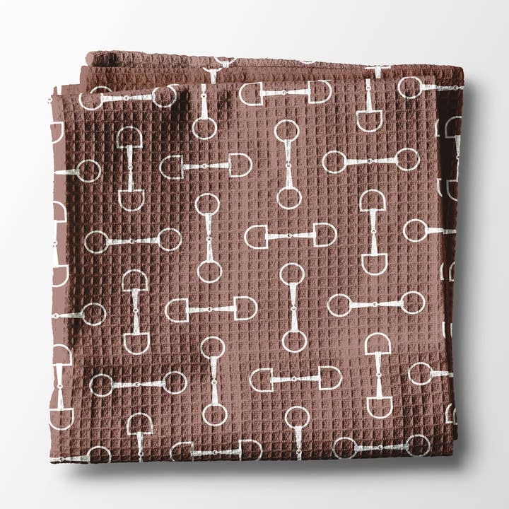 Horse Pony Equestrian Tack Kitchen Towel Waffle Gifts Farm for wholesale by Canary Road