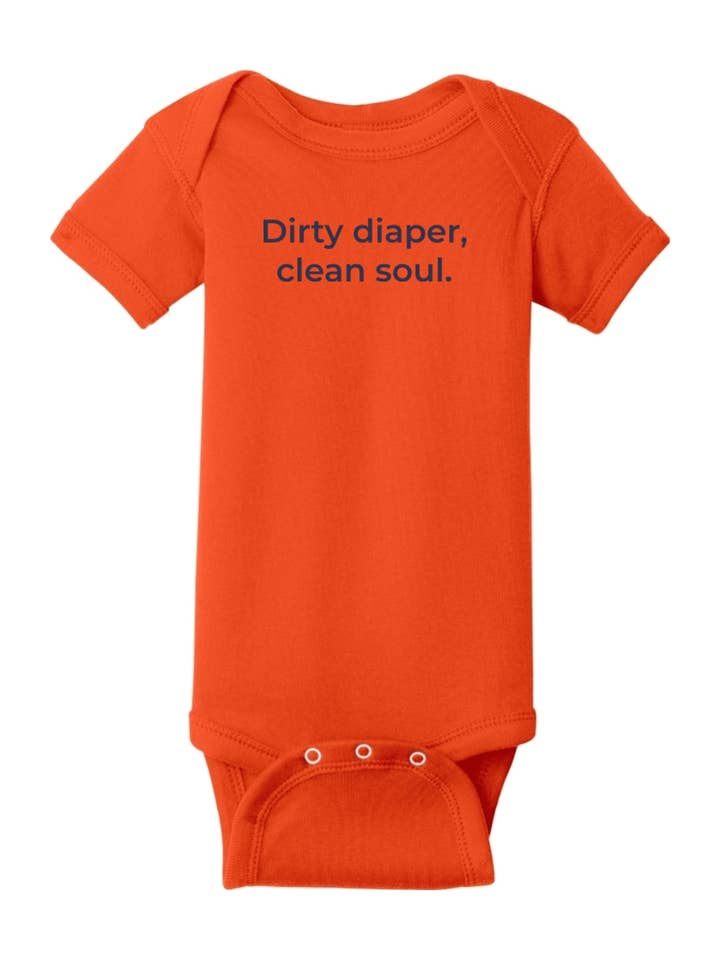 Sock Religious - Wholesale Bodysuit (Non-Footed) - Baby - Dirty Diaper, Clean Soul Onesie9