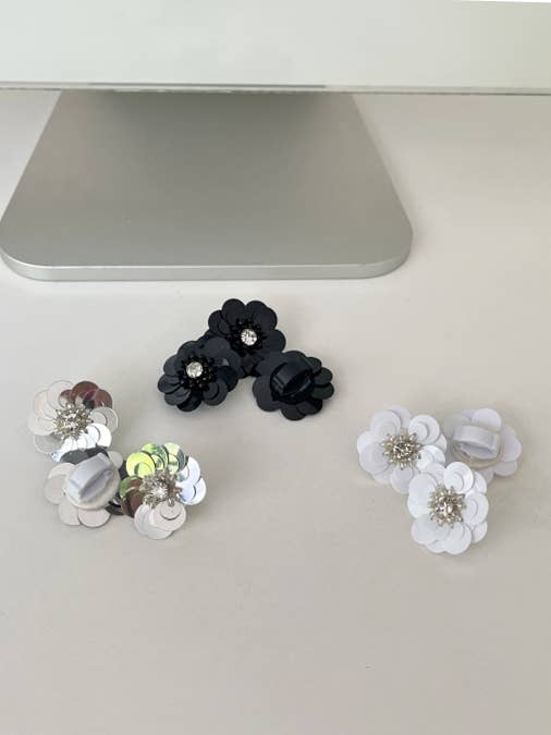 MOND HAUS - Wholesale Shoe Accessories - BILLIE Mini Sequin Flower Shoe Charm for Sneakers, Sandals2